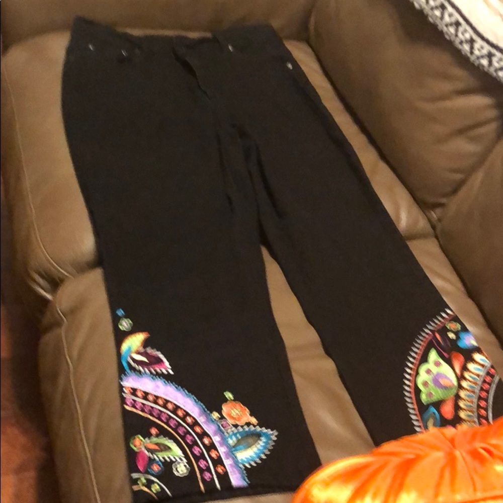 Diane Gilman black jeans